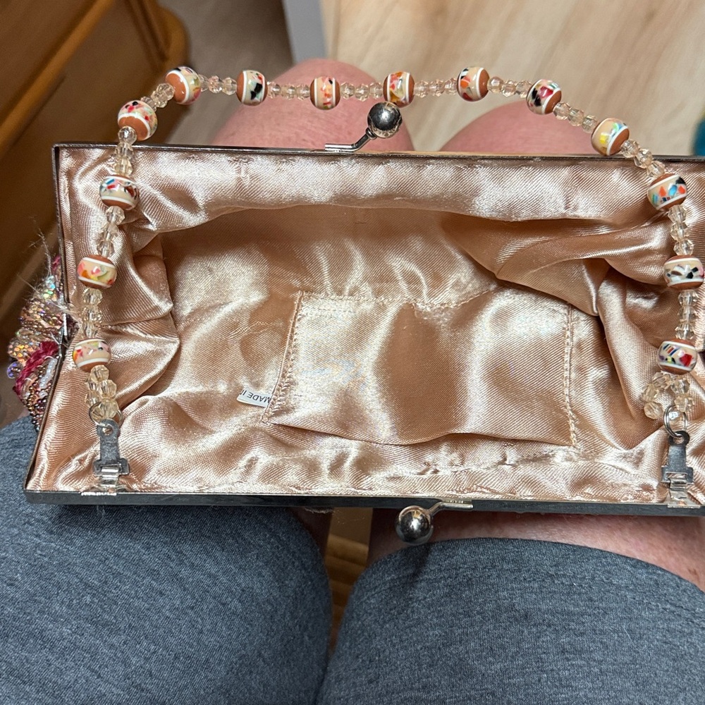 Embellished Beaded Clutch - Picture 6 of 6